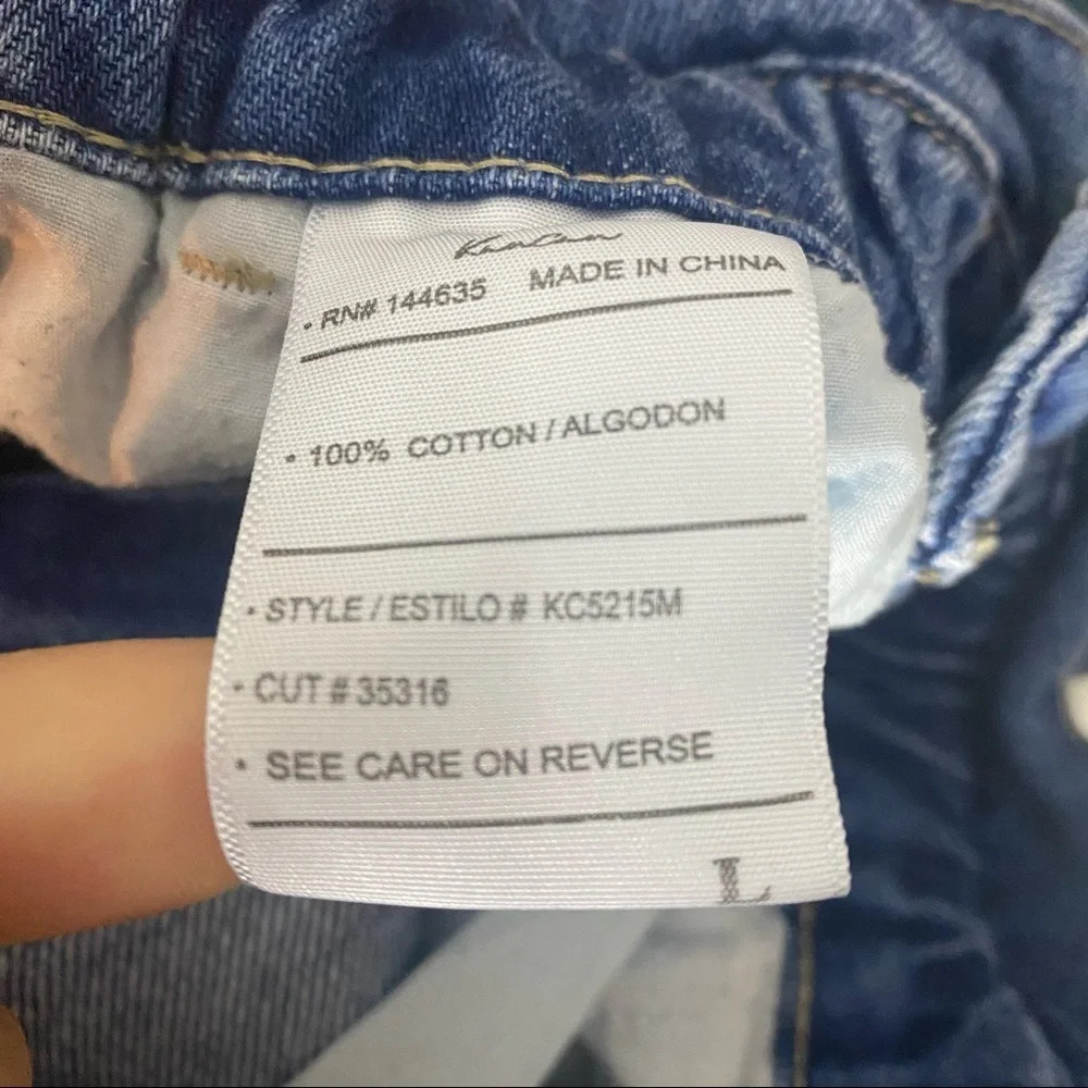 3 for $20 Kancan Paperbag Waist Blue Denim Jeans - Picture 4 of 8